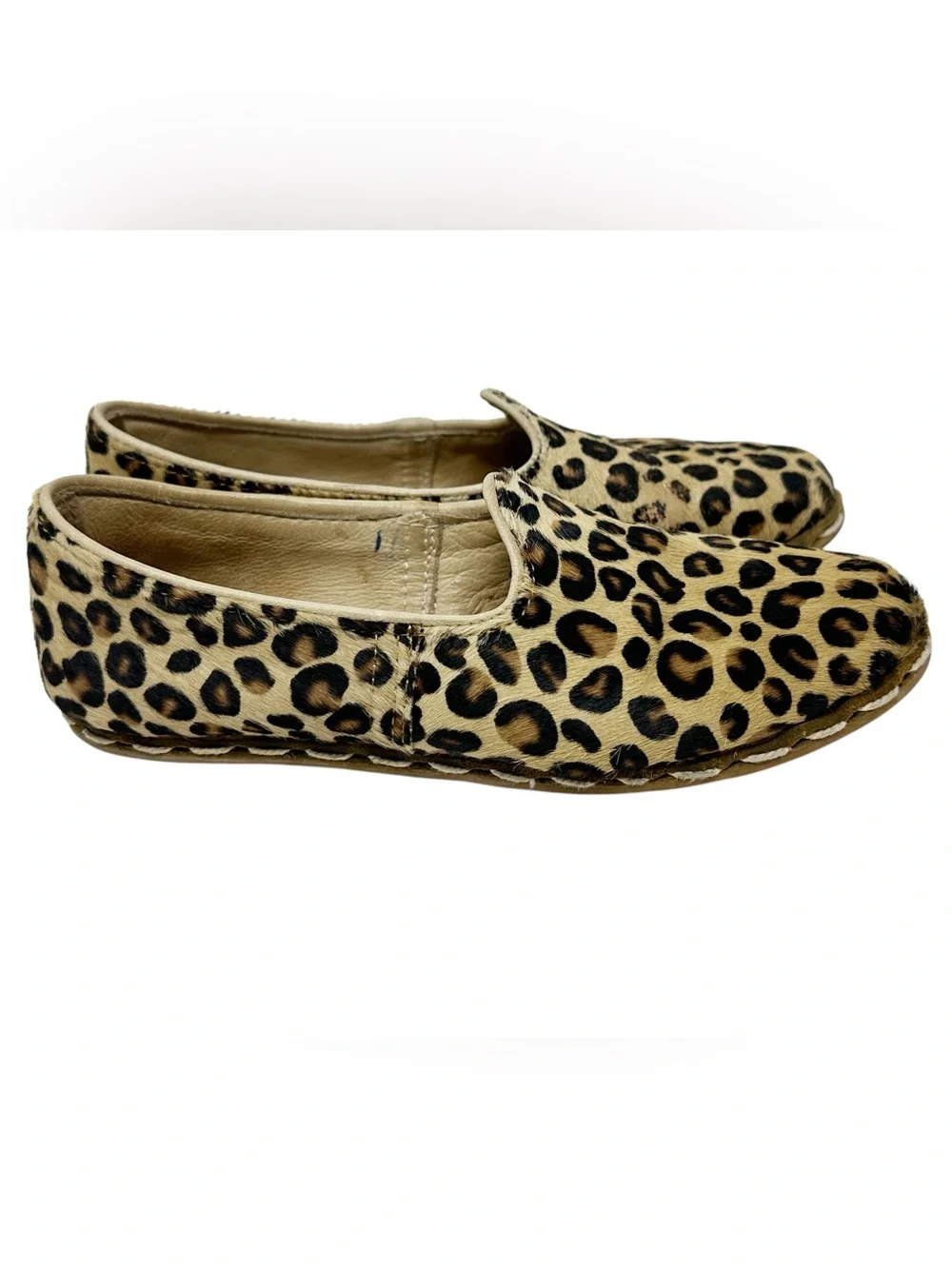 Sabah Leopard Print Loafers Women's Size 37/ US 6-6.5